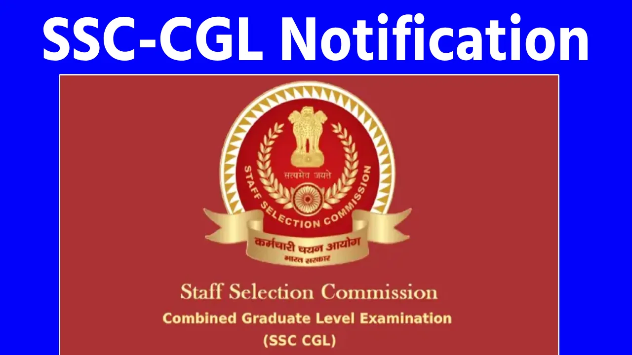 SSC CGL notification